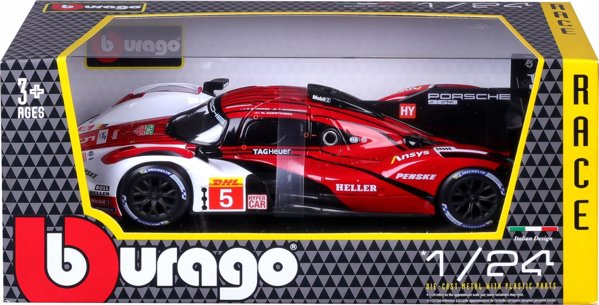 BBU 1:24 Αγωνιστική Porsche 963 λευκό/κόκκινο 28022 80223