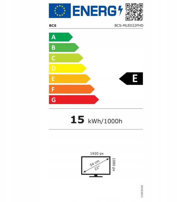 BCS-MLED22FHD Βιομηχανική Οθόνη LCD 22 ιντσών για 24/7 χρήση BCS UNIVERSAL