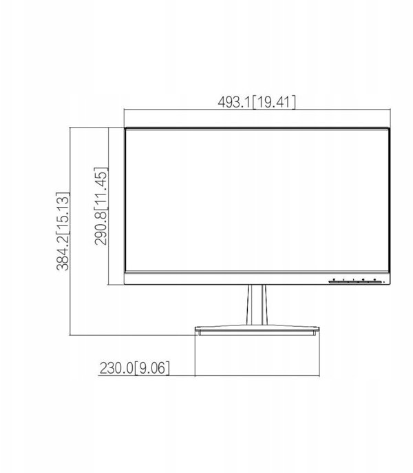 BCS-MLED22FHD Βιομηχανική Οθόνη LCD 22 ιντσών για 24/7 χρήση BCS UNIVERSAL