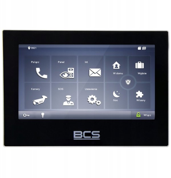 BCS Wideomonitor głośnomówiący IP -MON7700B-S (11056)