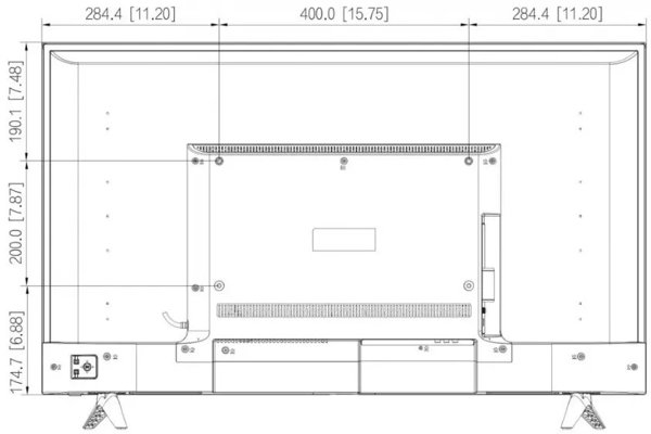 BCS-MLED43FHD Βιομηχανική Οθόνη LCD 43 ίντσες για 24/7 Λειτουργία BCS UNIVERSAL
