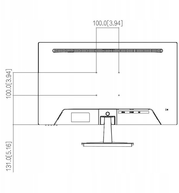 BCS-MLED27FHD Βιομηχανική Οθόνη LCD 27 ιντσών 24/7 BCS UNIVERSAL
