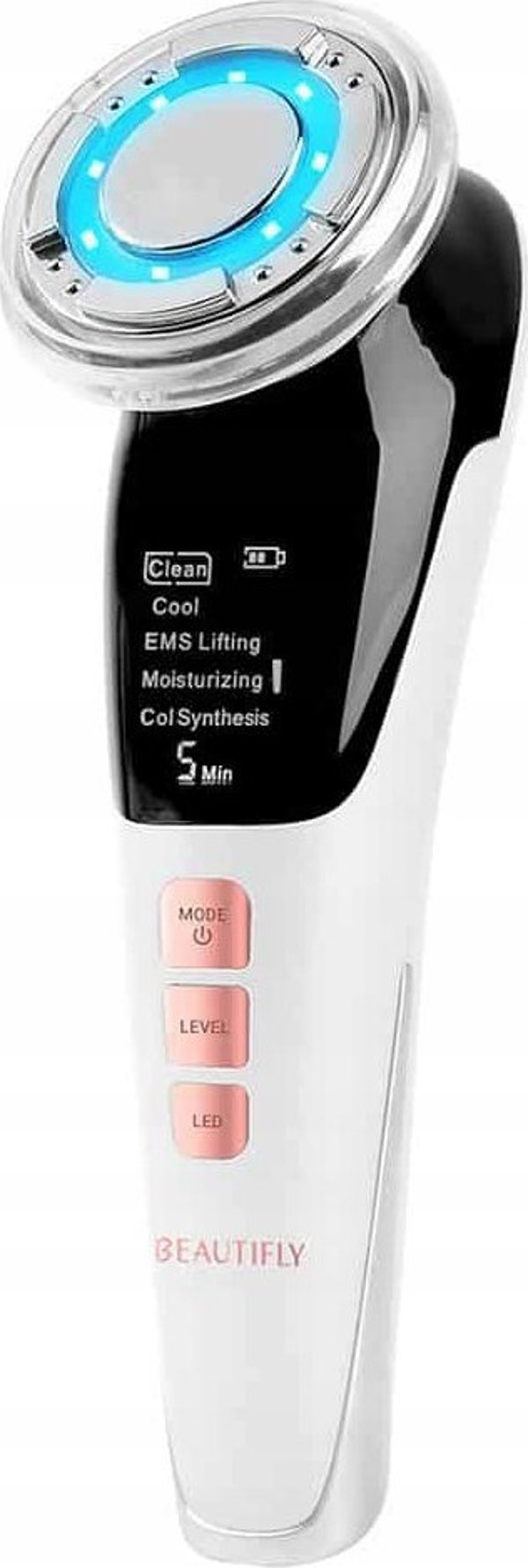 Beautifly B-Glossy PRO Συσκευή Μεσοθεραπείας Προσώπου Χωρίς Βελόνες, Λευκό