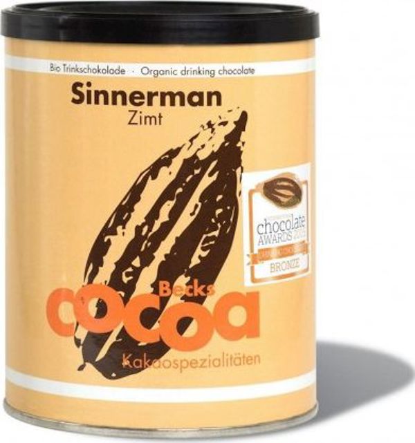 BECKS COCOA Ζεστή σοκολάτα με κανέλα Fair Trade Χωρίς Γλουτένη BIO 250g - Becks Cocoa