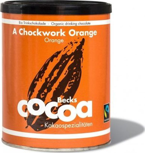 BECKS COCOA Σοκολάτα για πόση με πορτοκάλι και τζίντζερ Fair Trade Χωρίς Γλουτένη BIO 250g - Becks Cocoa