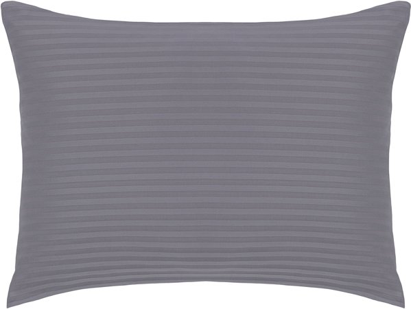 BED COV SET Striped Grey SATEEN 160x200