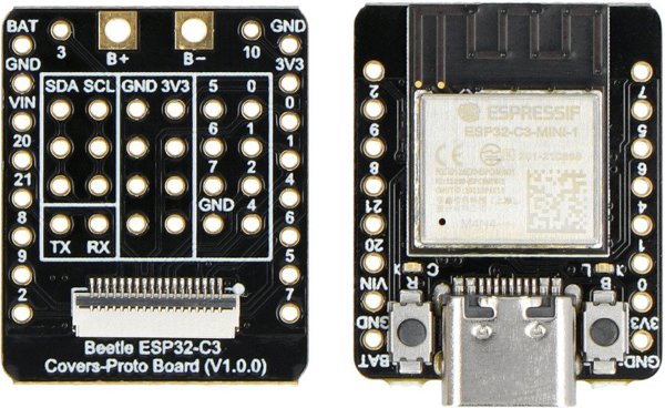 Beetle ESP32 - C3 RISC-V - su Espressif ESP32-C3 RISC-V mikrovaldikliu - WiFi - Bluetooth - DFRobot DFR0868