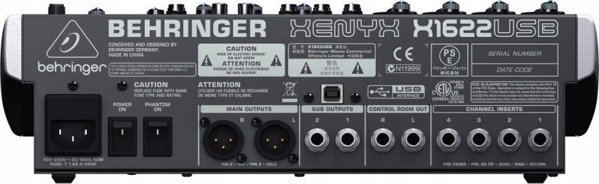 Μίκτη ήχου Behringer Behringer X1622USB 13806248 4033650000000