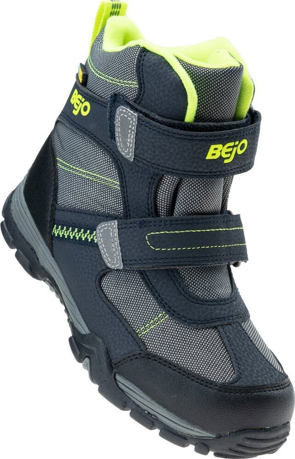 Bejo OBUWIE CLASSIC BATHURSTI JR BLACK/MID GREY/LIME 29