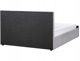 Beliani Κρεβάτι με αποθηκευτικό χώρο AMIENS 180 x 200 cm ανοιχτό γκρι