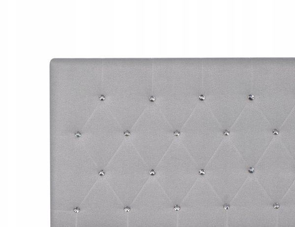 Beliani Κρεβάτι με αποθηκευτικό χώρο AMIENS 180 x 200 cm ανοιχτό γκρι