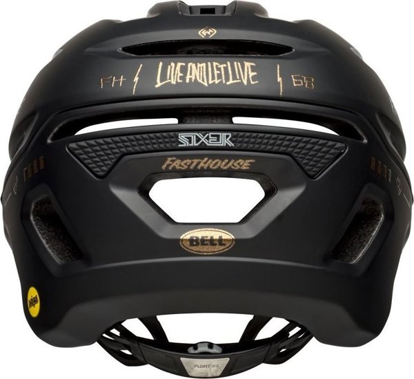 Κράνος MTB Bell Sixer MIPS Fasthouse Matte Black/Gold, Μέγεθος S (52-56cm)