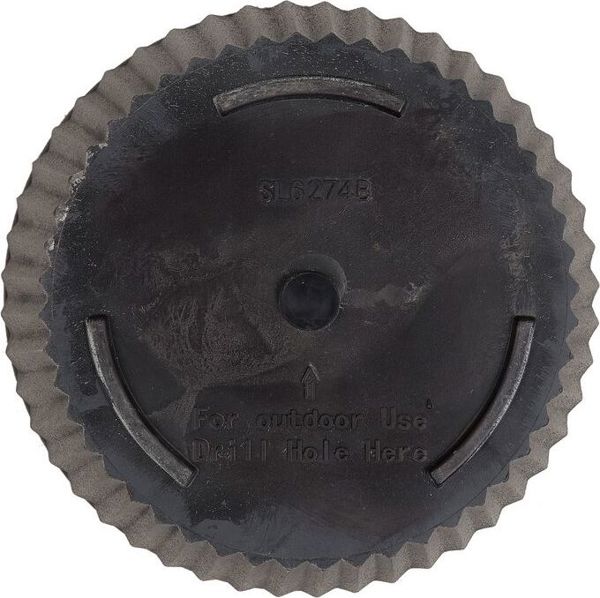 Beliani Γλάστρα POKA 36 cm, Μπεζ-Γκρι, Διακοσμητική Γλάστρα Εσωτερικού και Εξωτερικού Χώρου