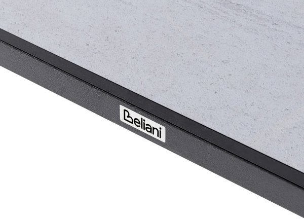 Beliani Τραπέζι Κήπου TOLENTINO 180x90cm, Απομίμηση Πέτρας με Εφέ Τραβερτίνης