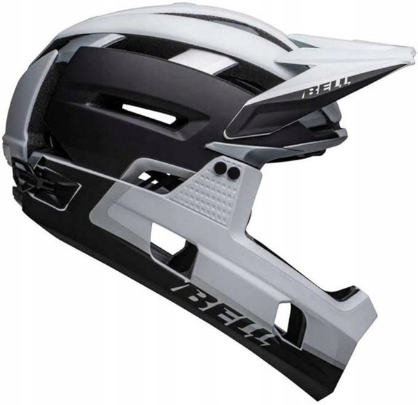 Bell Super Air R Spherical Full Face Κράνος Ποδηλασίας, Matte Black/White, L (59-63 cm), 2025