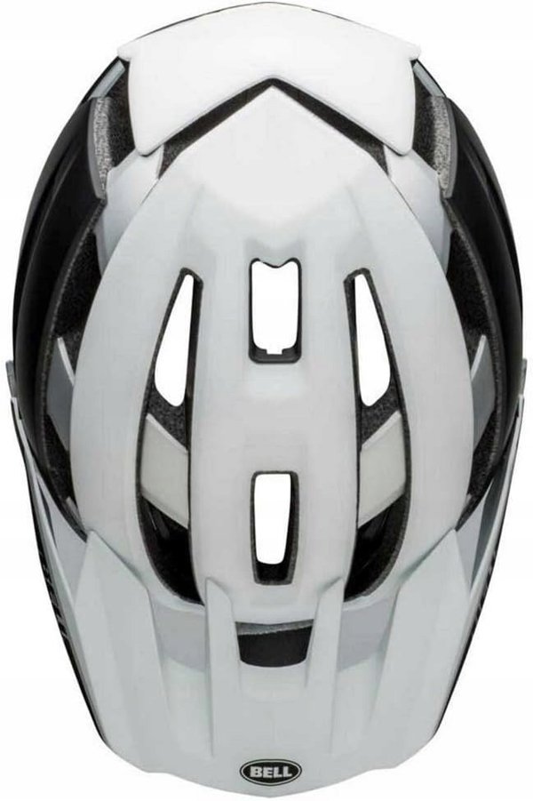 Bell Super Air R Spherical Full Face Κράνος Ποδηλασίας, Matte Black/White, L (59-63 cm), 2025