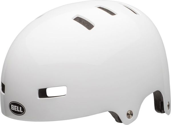 Κράνος Bell Span Junior, Παιδικό Κράνος για Skate και BMX, Gloss White, Μέγεθος S (51–55 cm)