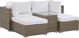 Beliani 2θέσιο σετ κήπου ρατάν καφέ NOTO (215135) 7962700 4251682243759