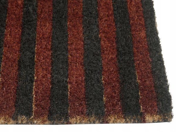 Beliani Πατάκι Εισόδου TUKSUK Καφέ/Μπεζ 45 x 75 cm από ίνα καρύδας