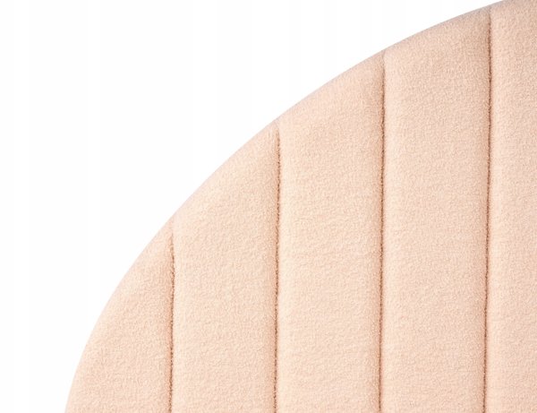 Beliani κρεβάτι με αποθηκευτικό χώρο Boucle CHADENET 160 x 200 cm ροδακινί