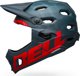 Bell Super DH MIPS Spherical Full Face Κράνος Ποδηλάτου, Matte Blue/Crimson, Μέγεθος M (55-59 cm)