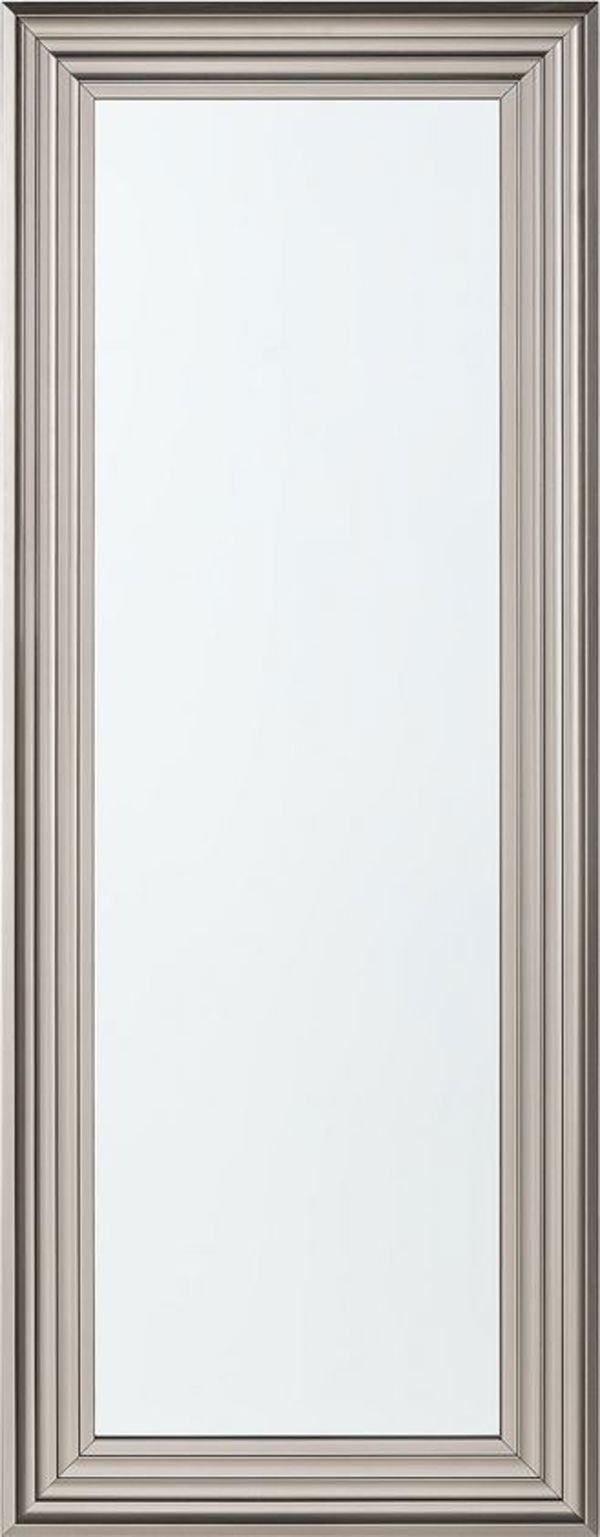 Beliani Lustro scienne 50 x 130 cm srebrne CHATAIN