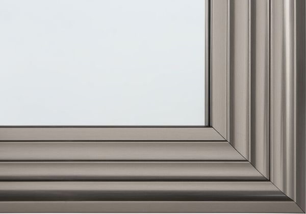 Beliani Lustro scienne 50 x 130 cm srebrne CHATAIN