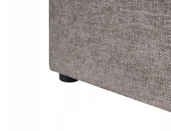 Κρεβάτι με Αποθηκευτικό Χώρο Beliani Lagarde 160x200 cm, Μπεζ-Γκρι