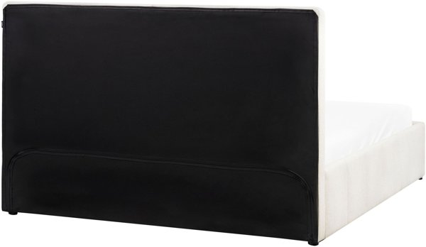 Beliani Κρεβάτι με Αποθηκευτικό Χώρο CASTELNAVET, 180x200 cm, Σπασμένο Λευκό