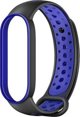 Λουράκι Beline Design για Xiaomi Mi Band 7/6/5, Μαύρο-Μπλε
