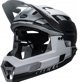 Bell Super Air R Spherical Full Face Κράνος Ποδηλασίας, Matte Black/White, Μέγεθος S (52-56 cm), 2025