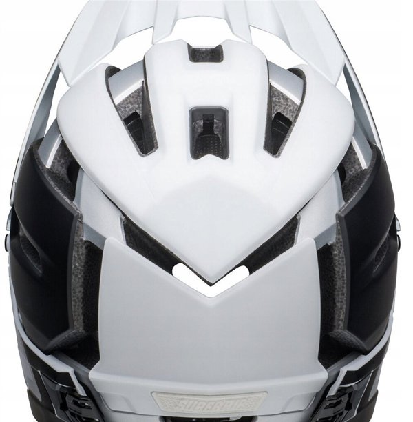 Bell Super Air R Spherical Full Face Κράνος Ποδηλασίας, Matte Black/White, Μέγεθος S (52-56 cm), 2025