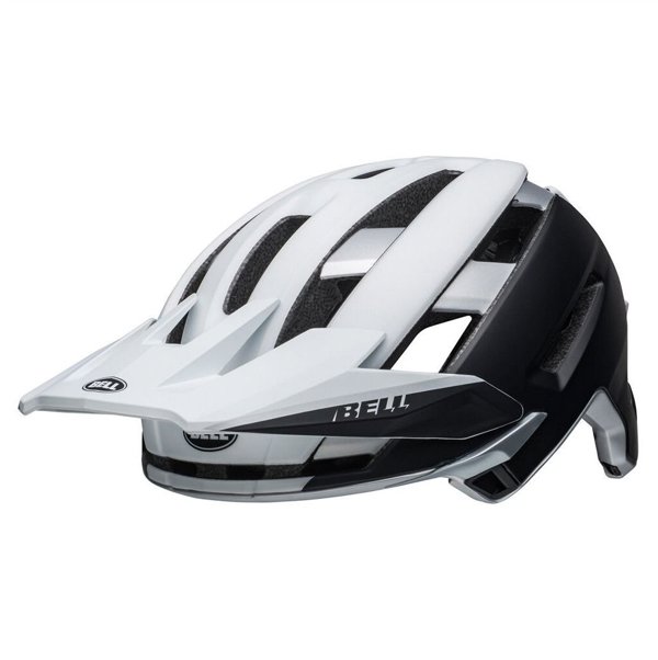 Bell Super Air R Spherical Full Face Κράνος Ποδηλασίας, Matte Black/White, Μέγεθος S (52-56 cm), 2025