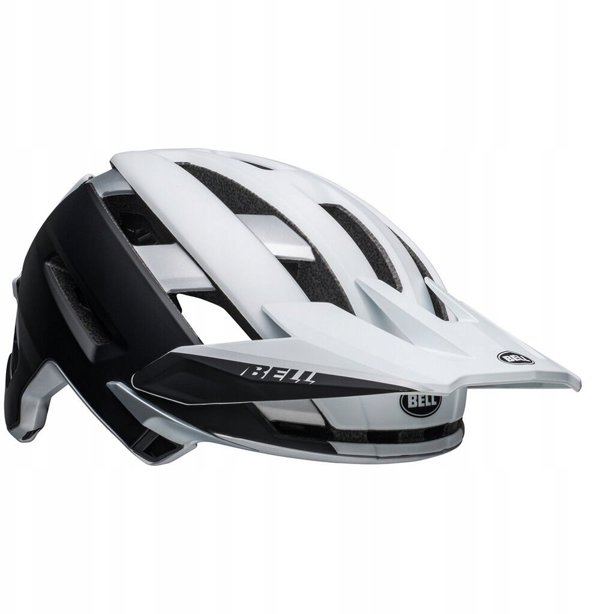 Bell Super Air R Spherical Full Face Κράνος Ποδηλασίας, Matte Black/White, Μέγεθος S (52-56 cm), 2025