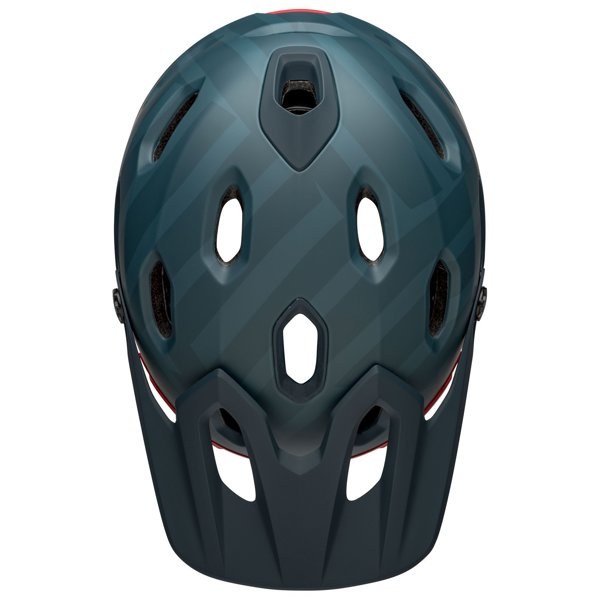 Κράνος Full Face Bell Super DH MIPS Spherical, Ματ Μπλε/Crimson, Μέγεθος S (51-55 cm)