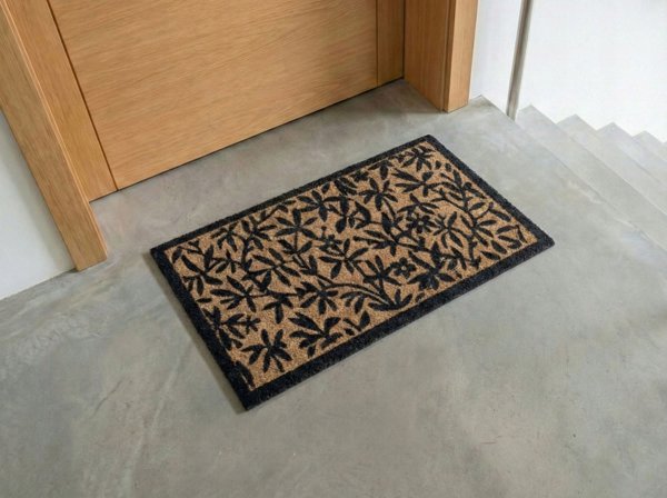 Beliani Πατάκι εισόδου NUNIVAK φυσικό 50 x 80 cm από ίνες καρύδας