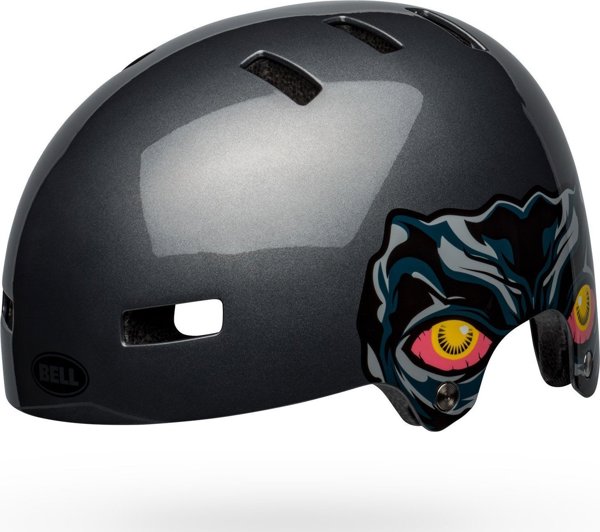 Κράνος Ποδηλάτου Bell Span Junior Nightwalker Gloss Gunmetal, Μέγεθος XS (49-53 cm)
