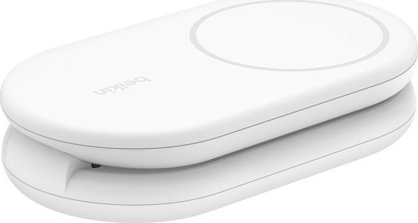 Belkin Πτυσσόμενος ασύρματος φορτιστής MagsSafe Qi2 15W λευκός