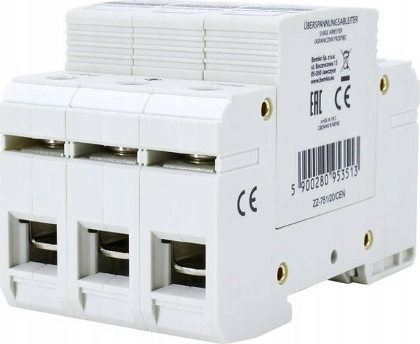 Bemko Περιοριστής υπερτάσεων 3P DC 1000V κατηγορίας T2 Schelinger