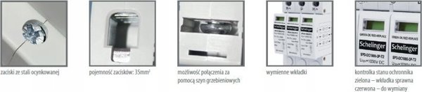 Bemko Περιοριστής υπερτάσεων 3P DC 1000V κατηγορίας T2 Schelinger