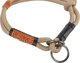 BE NORDIC, περιλαίμιο δίχαλο για σκύλο, αμμοχρώματος/μαύρο, σχοινί, L: 50 cm/13 mm