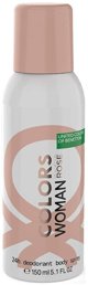 Benetton, Colors Rose, Deodorant Spray, For Women, 150 ml For Women