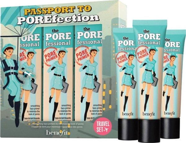 Benefit The POREfessional Face Primer Σετ - Passport to Porefection Travel Set 3x22ml