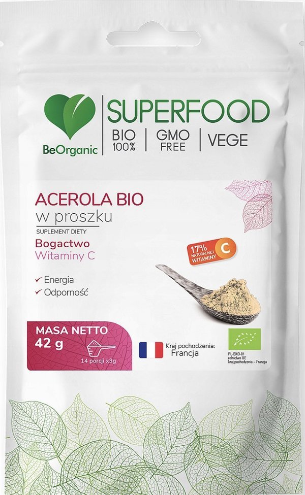Beorganic Acerola με Βιταμίνη C σε Σκόνη BIO 42 g