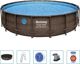Bestway Πισίνα με σκελετό Power Steel 549cm 6 σε 1 (56977)