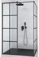 Besco EXCEA WALK IN 120 x 90 PROFIL CZARNY