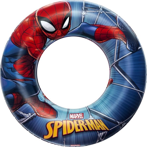 Bestway Φουσκωτός Κύκλος Κολύμβησης Spider-Man 98003, Πολύχρωμος, Διάμετρος 56cm