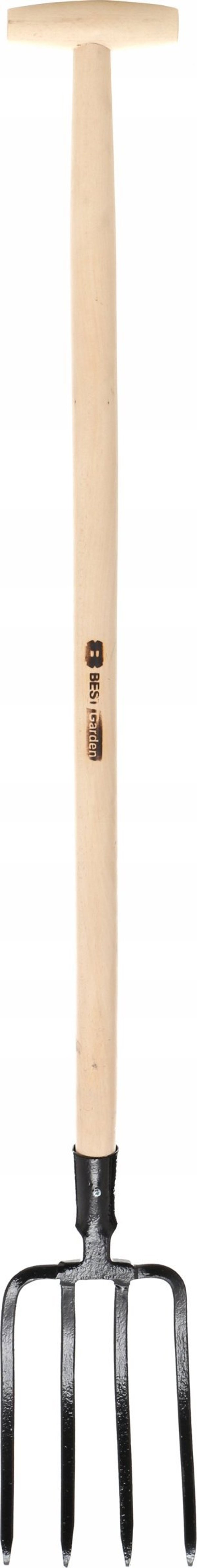 BEST GARDEN πιρούνι σκαψίματος με ξύλινη λαβή «T» L-100 X1 (1/5)