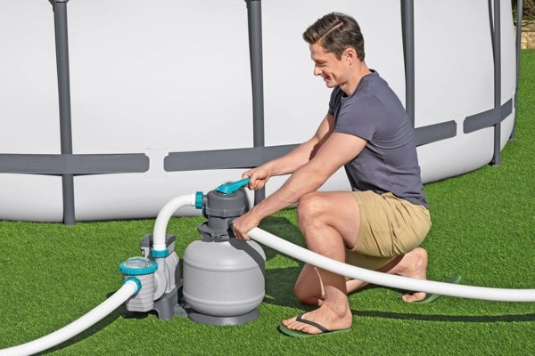 Αντλία Φιλτραρίσματος Άμμου Bestway 8327 L/h (58499) για Πισίνες