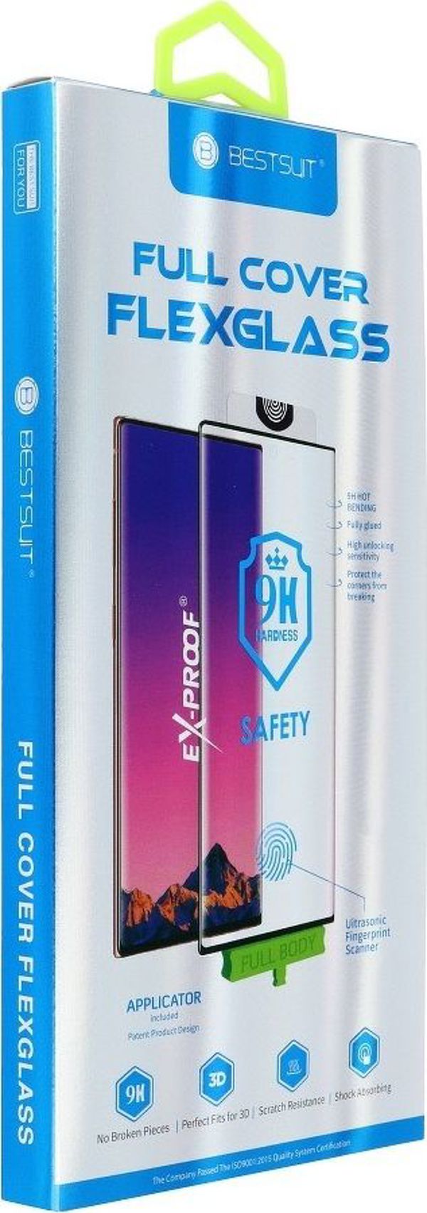 Bestsuit Υβριδικό Γυαλί Προστασίας Flexible 5D Full Glue για Samsung Galaxy S21 Ultra - Μαύρο